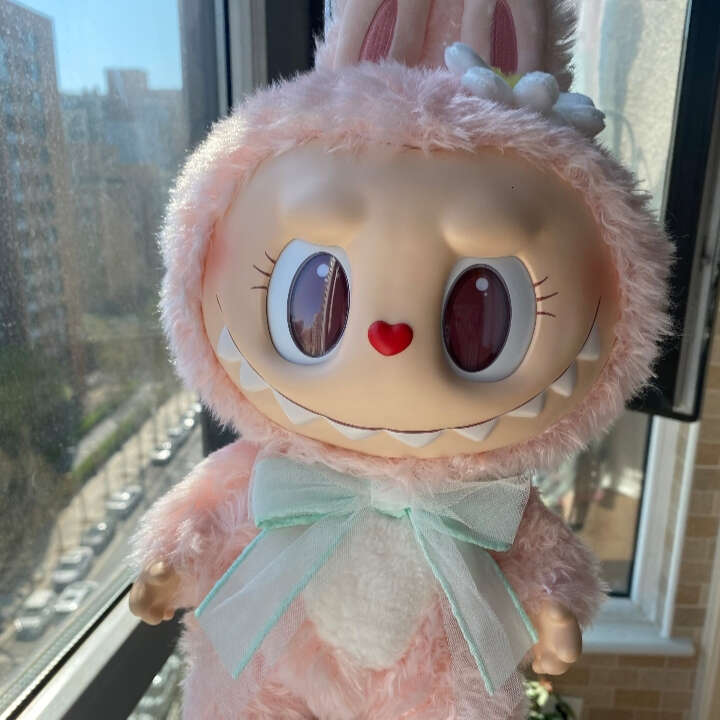 Christmas 38Cm Market Mokoko Close To Sweet Decor Gift Toy Labubu Vinly Plush Doll