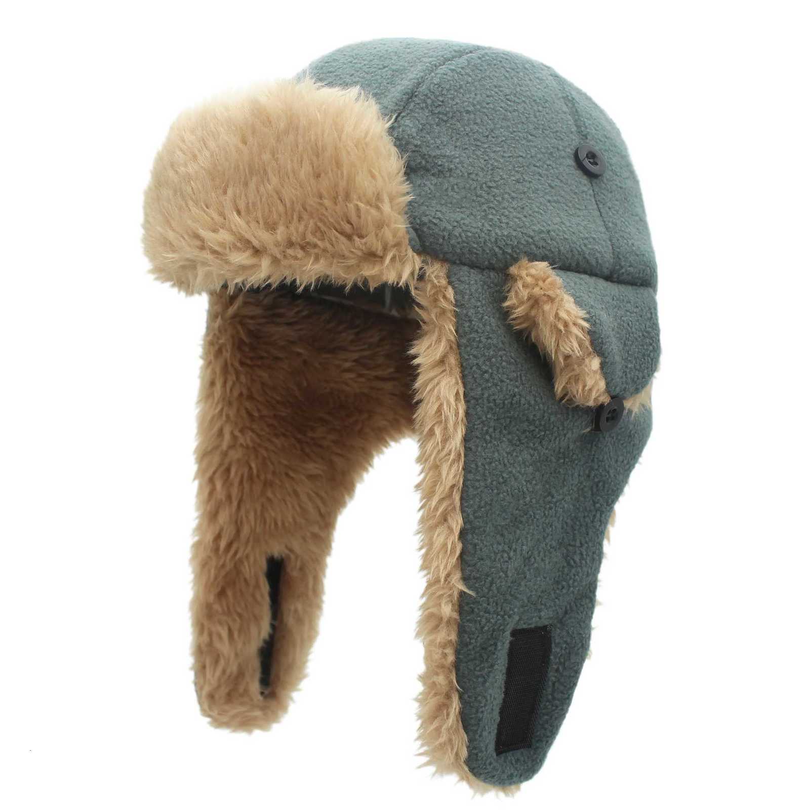 Connectyle Toddler Boys Kids Fleece Trper Sherpa Lined Windproof Winter Russian Hat with Large Fls Warm Ski HatXJ250910