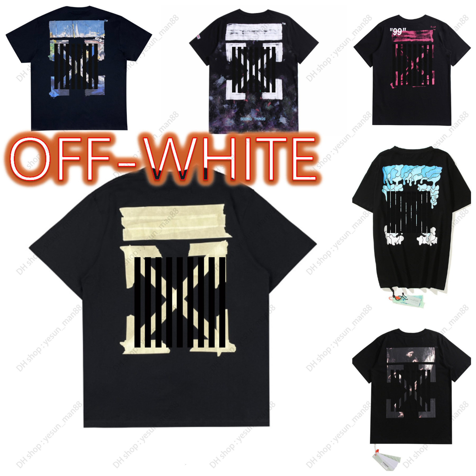 offwhitetshirts Women Designers Tshirt Loose off shirt Tees Tops Mans Casual Shirt Luxurys Clothing offshirts Street Shorts Sleeve off wihte Tshirt.