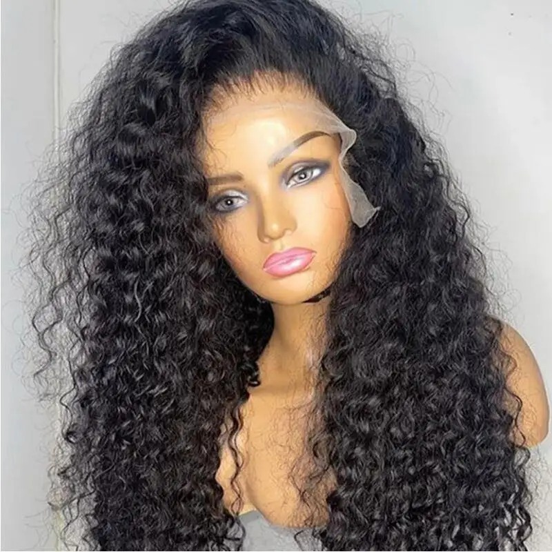 30 40 Inch Water Wave Curly Human Hair Wigs 13x4 13x6 HD Loose Deep Wave Lace Frontal Wig Glueless Human Hair Wigs Brazilian Ready Go For Women