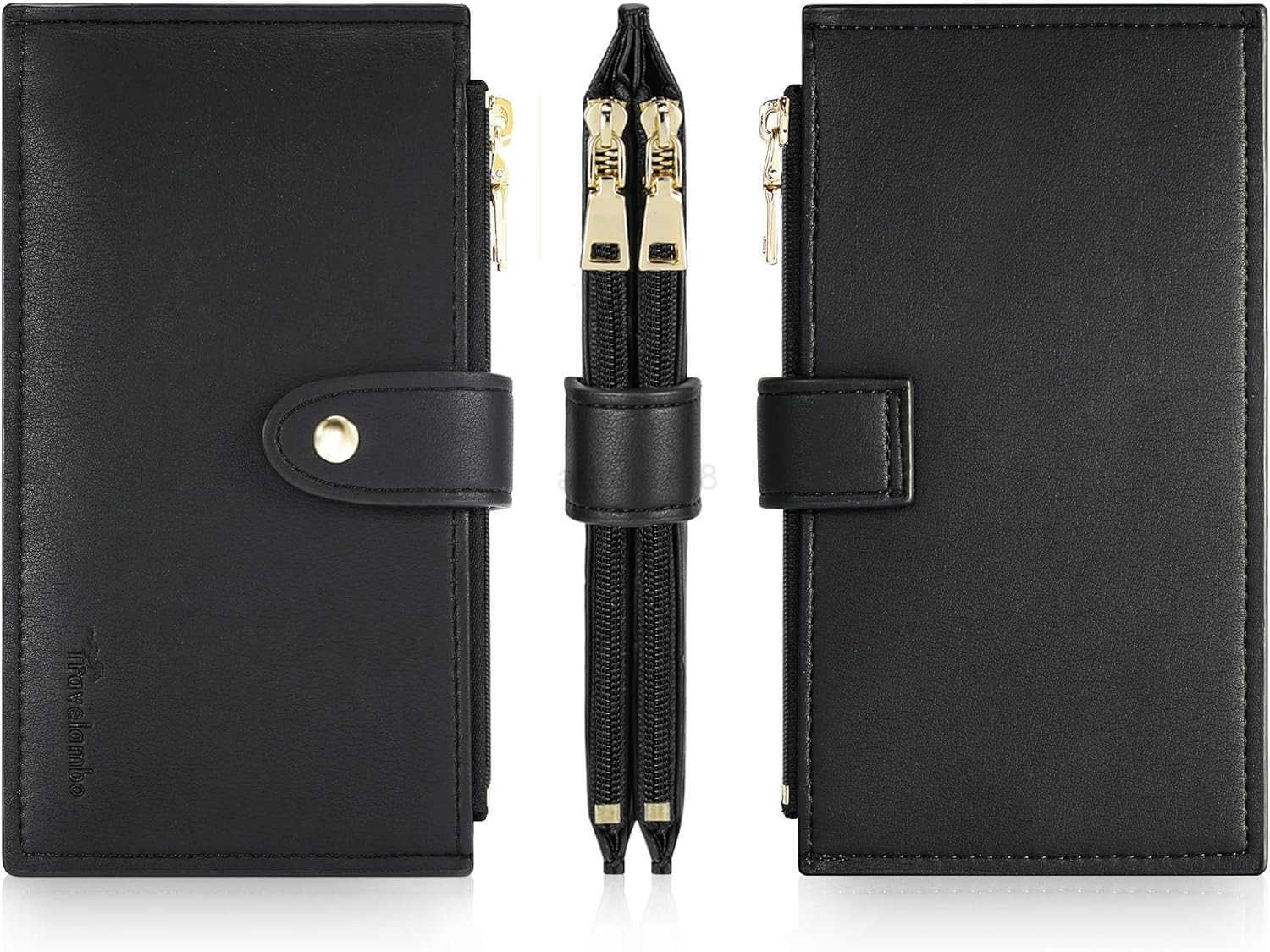 Leather Wallets for Women Slim RFID Blocking Bifold CARD Holder WalletZ250910