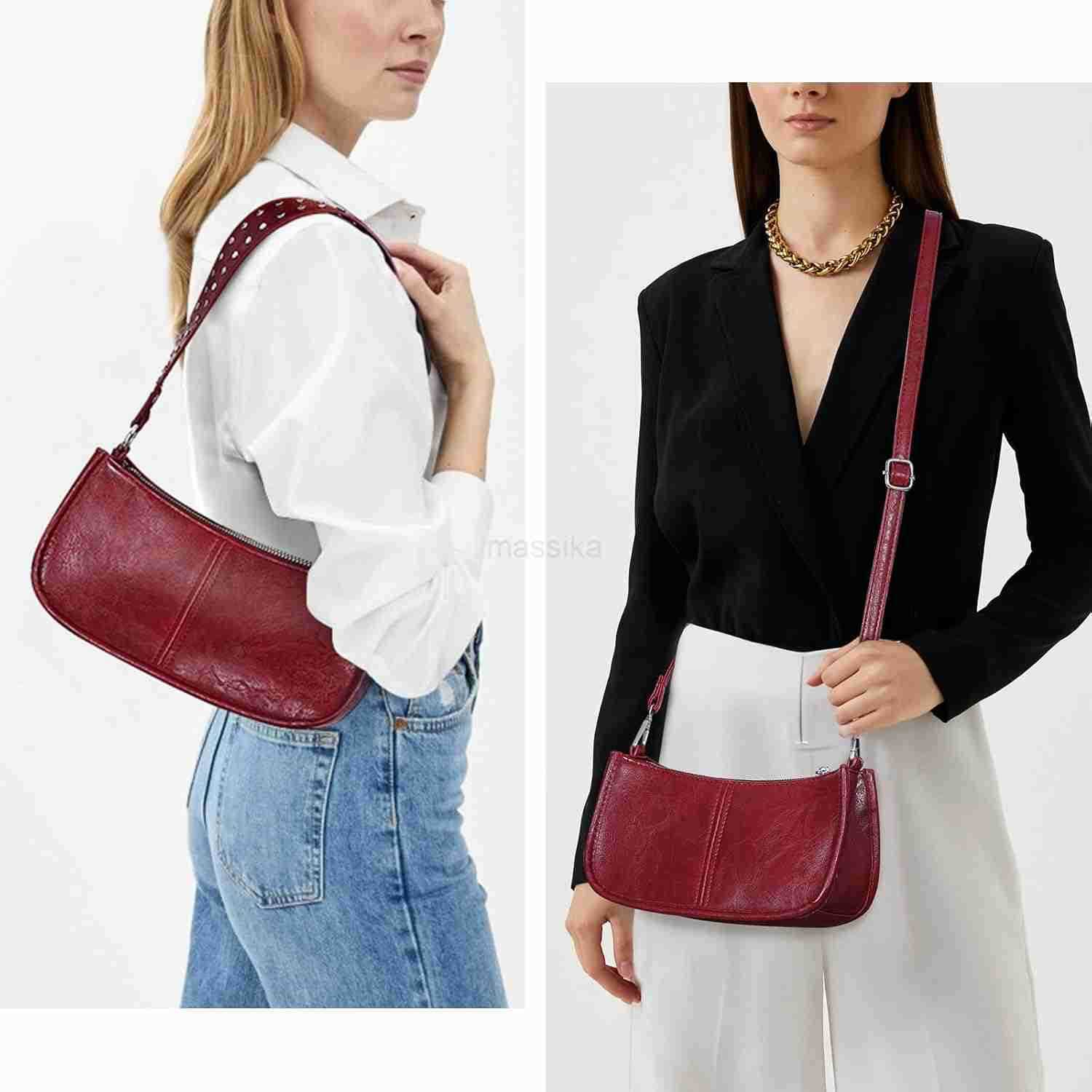 Shoulder Bags for Women Y2k Purse and Handbags Retro Studded Crossbody Bag Small Shoulder Purse Leather Hobo Handbag M250910
