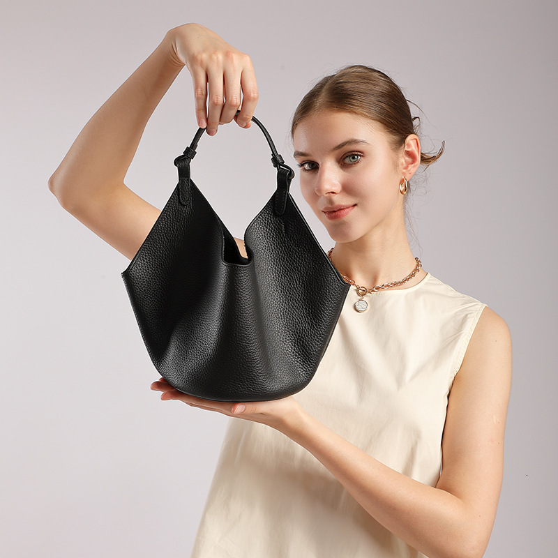 2025 New Top Leather Large Capacity Vegetable Basket Luxury Bag Leather Handbag Designer Bag Shoulder Bag Crossbody Bag