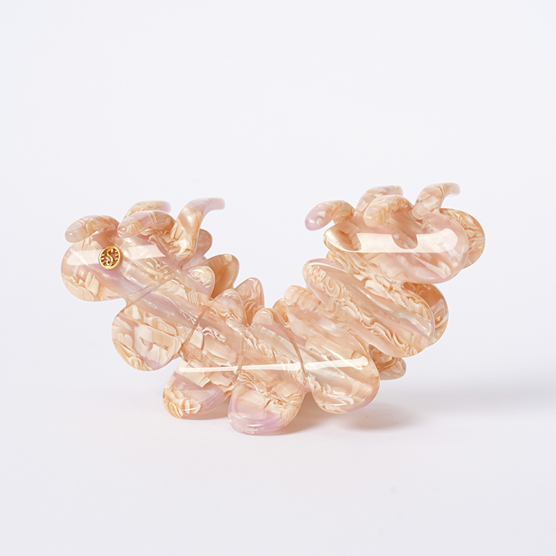 Temperament Acetic acid clip female back of the head shark clip ins hair clip outdoor versatile hair clip cute headwear
