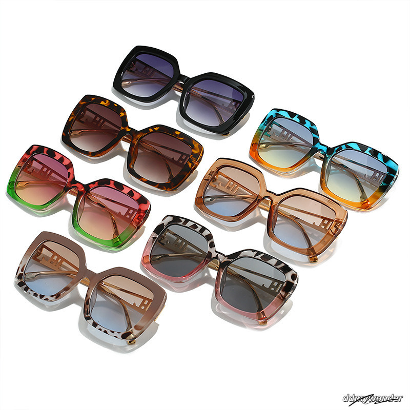 Oversized Square Sunglasses For Women, Retro Fashion Eyewear With Uv400 Protection ddmywonder ddmywonder