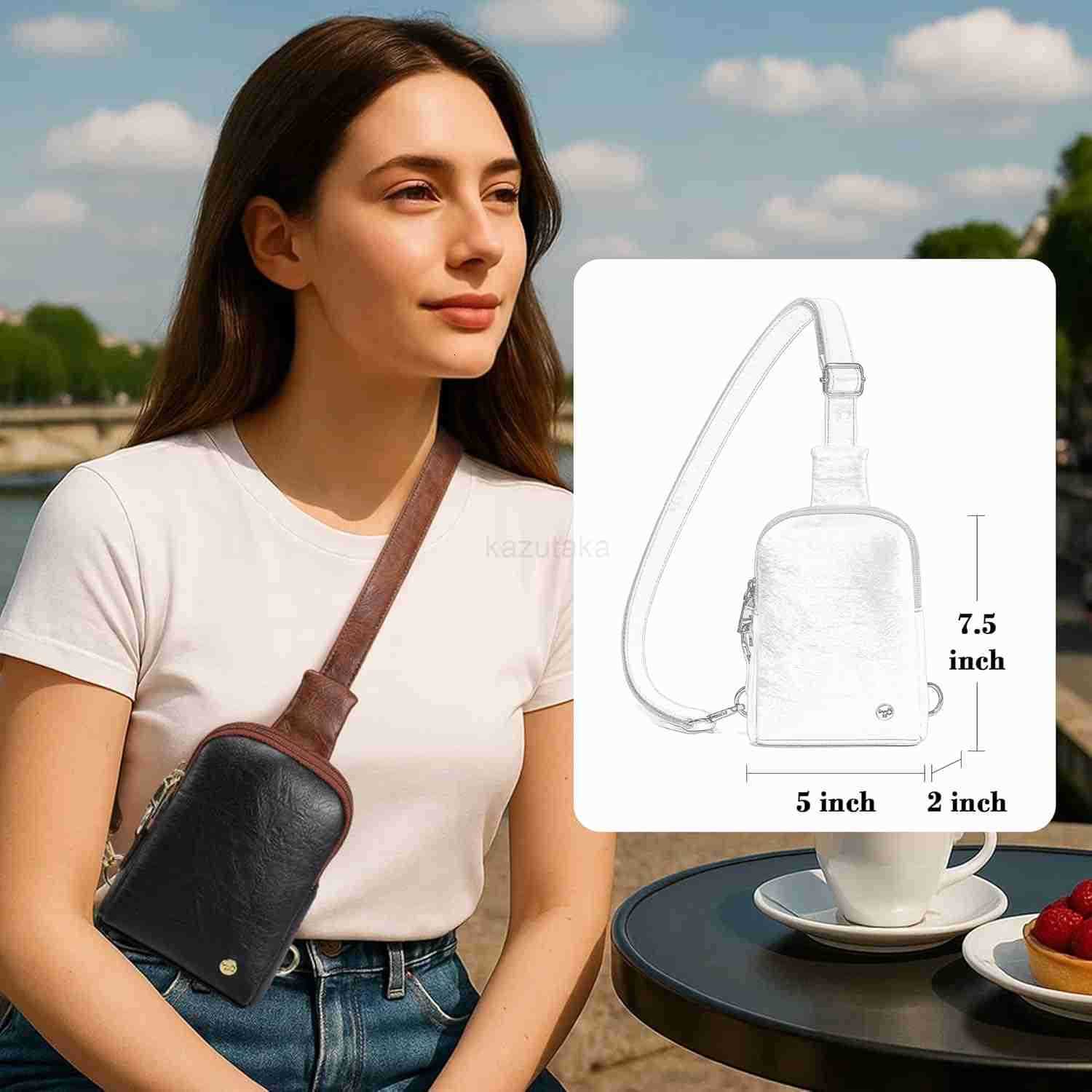 Sling Bag for Women Touchscreen Small Crossbody Cell Phone Purse Fanny Pack Z250910