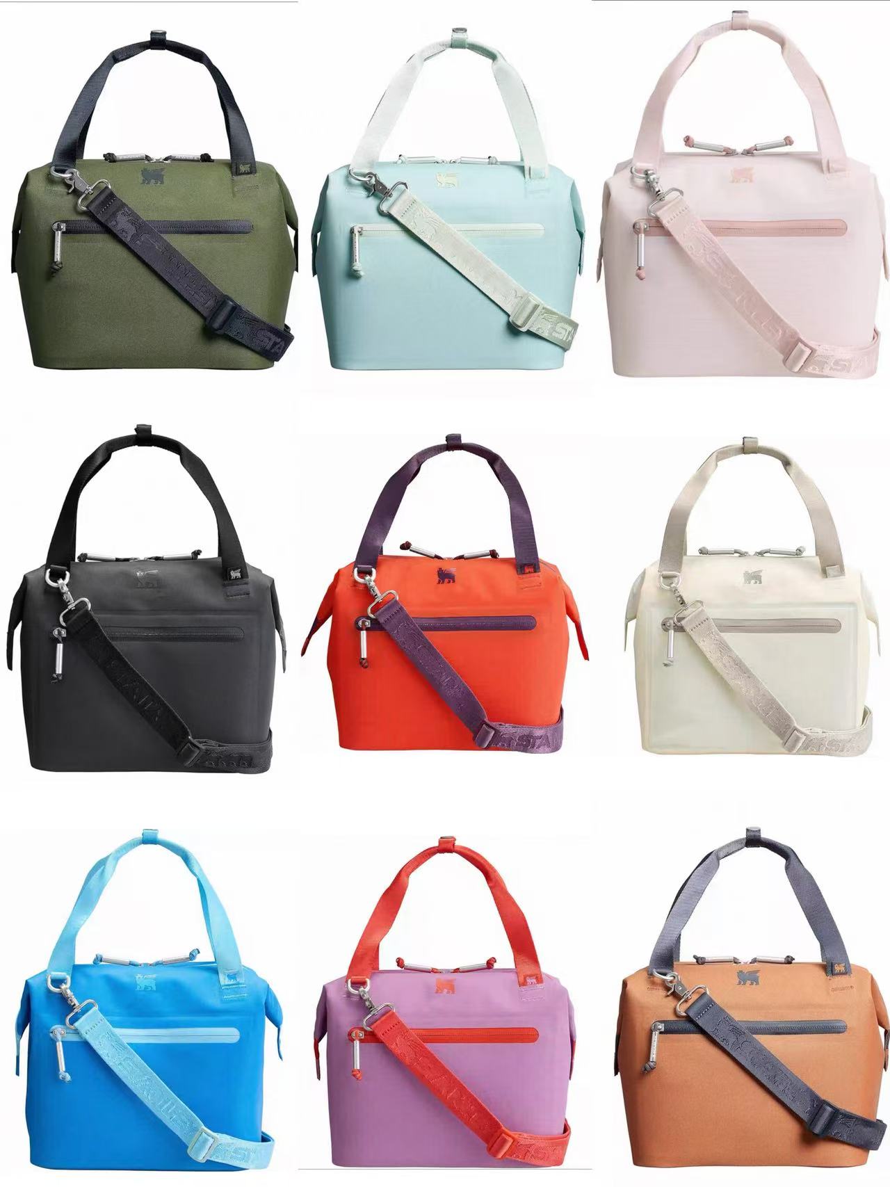 Stanley Lunch bag ALL DAY travel Bag Portable Crossbody Bag Outdoor portable waterproof bag 12 hours Insulation for heat and cold, thickened Oxford cloth