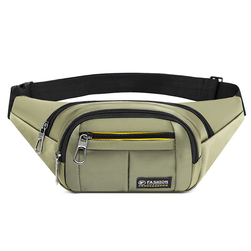 Foreign Trade New Men S Waist Bag Multi Layer Designer Bag Storage Phone Bag Trendy Single Shoulder Crossbody Bag Business Cashier Luxury Free Shippin