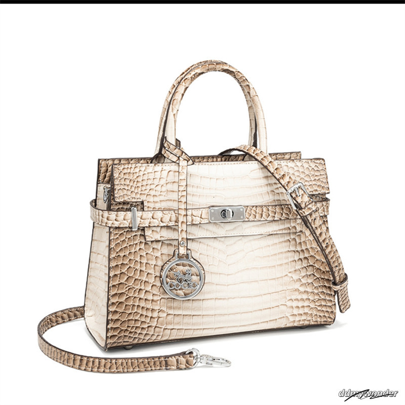 Designer Shoulder New High-Quality Crocodile Patterned White Vintage Leather Crossbody Bag ddmywonder ddmywonder ddmywonder ddmywonder