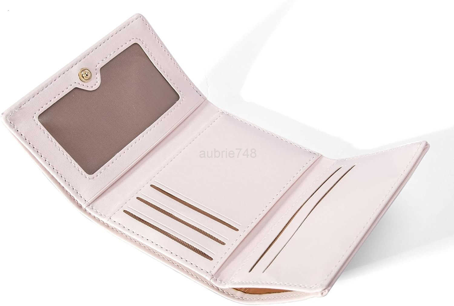 Fashion Wallets Girls Cute Small Bow Wallet Aesthetic Card Holder Bifold Wallet Coin Purse Cash Pocket with Zipper for Women BiFold Wallet PinkZ250910
