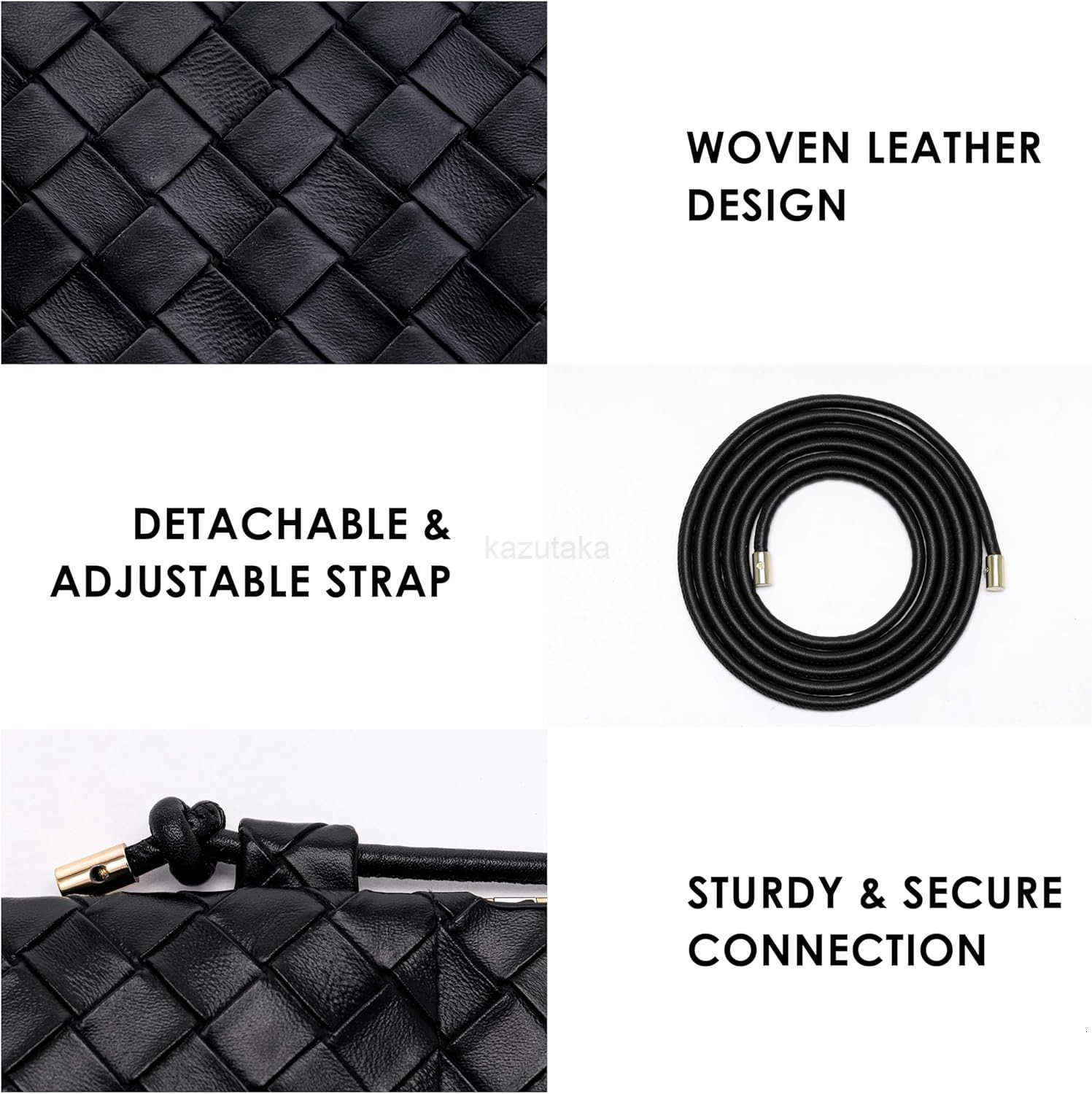 Crossbody Bag for Women with SelfClosing Lock Woven Leather Cell Phone Purse with Adjustable Shoulder Strap Small Portable Womens Crossbody Purse with
