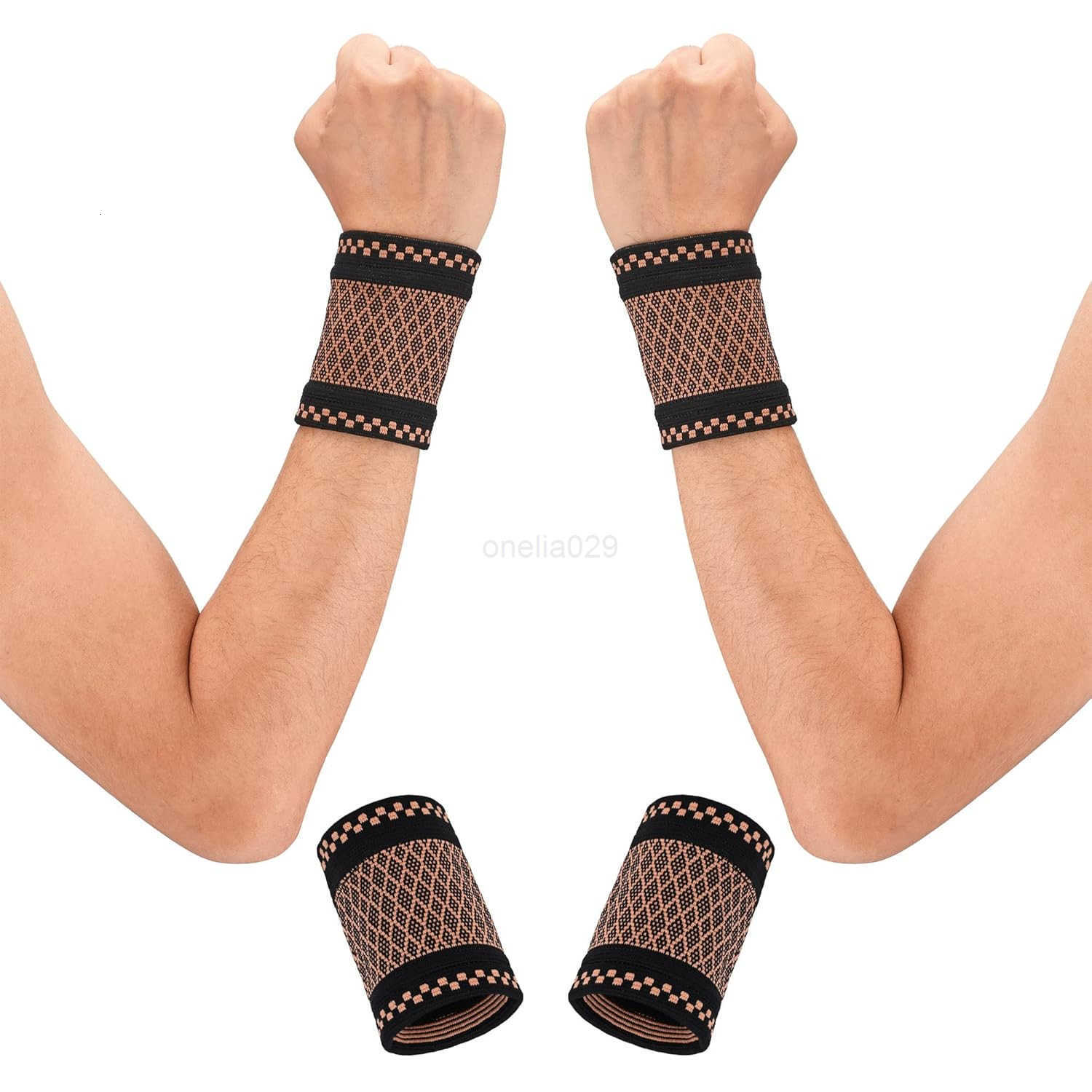 Compression Wrist Sleeve Compression Wrist Brace Wrist Supports for Men and Women Tennis Sport Fitness W250910