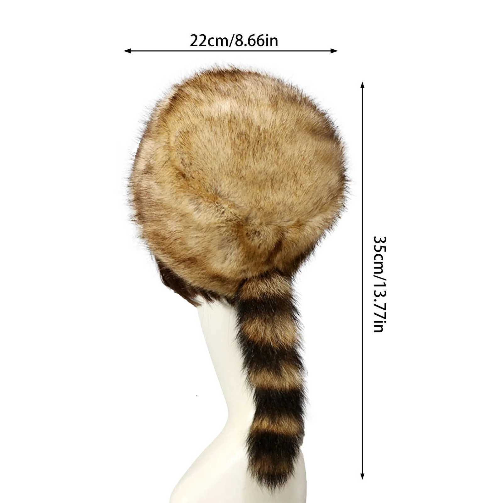 Winter Warm Russian Plush Hat for Women Soft Fabric Windproof Thickened Plush Flat Top Hat for Cold Weather HeadcoverXJ250910