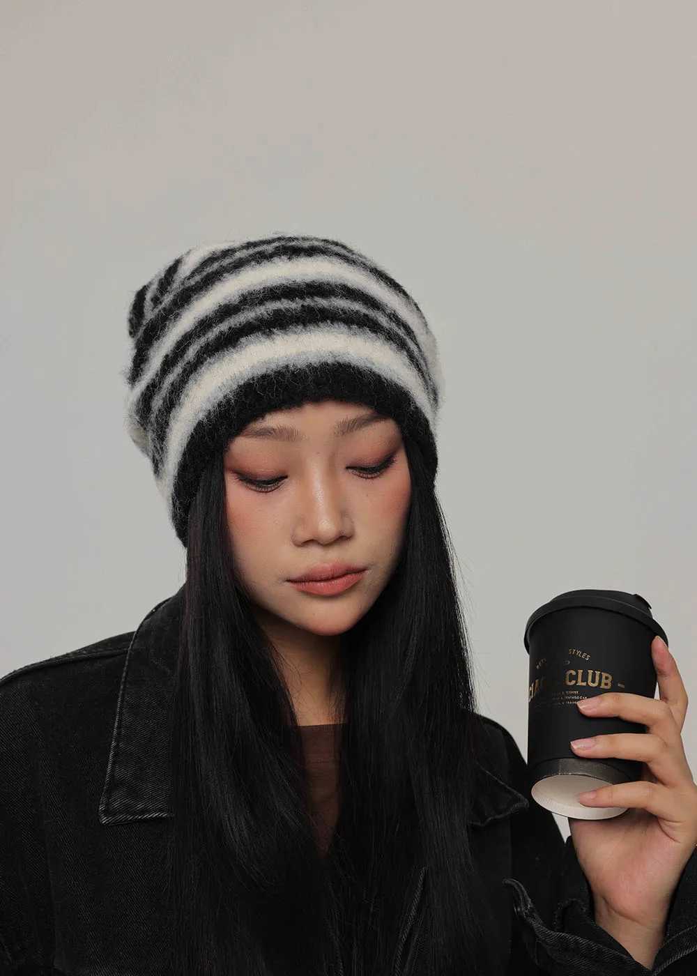Striped Knitted Beanies Hats For WomenMen Winter Plush Warm Skullies Hat Unisex Outdoor Coldproof Ski Ear Protection Cs GorroXJ250910