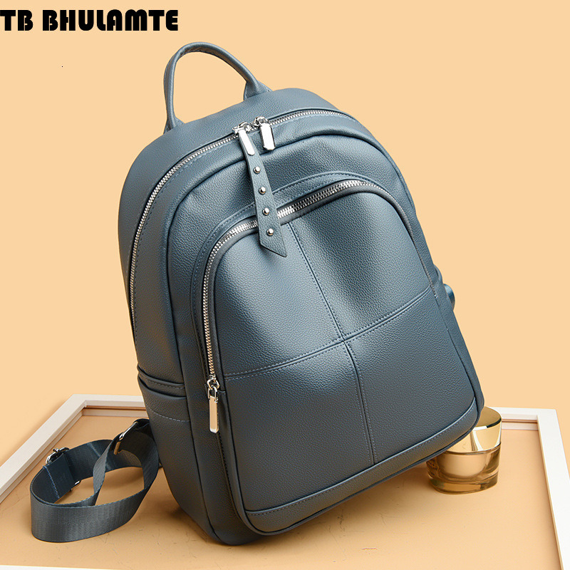Free Shipping Designer Bag Soft Leather Women's Backpack Fashionable Luxury Bag Travel Stylish Travel Backpack Large Capacity Simple Casual Commu