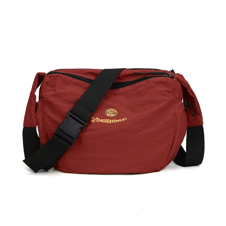 Double Designer Bag Layer Storage Simple Crossbody Bag For Women Large Capacity Lightweight Luxury Bag Free Shipping Water Resistant Commuter Student 