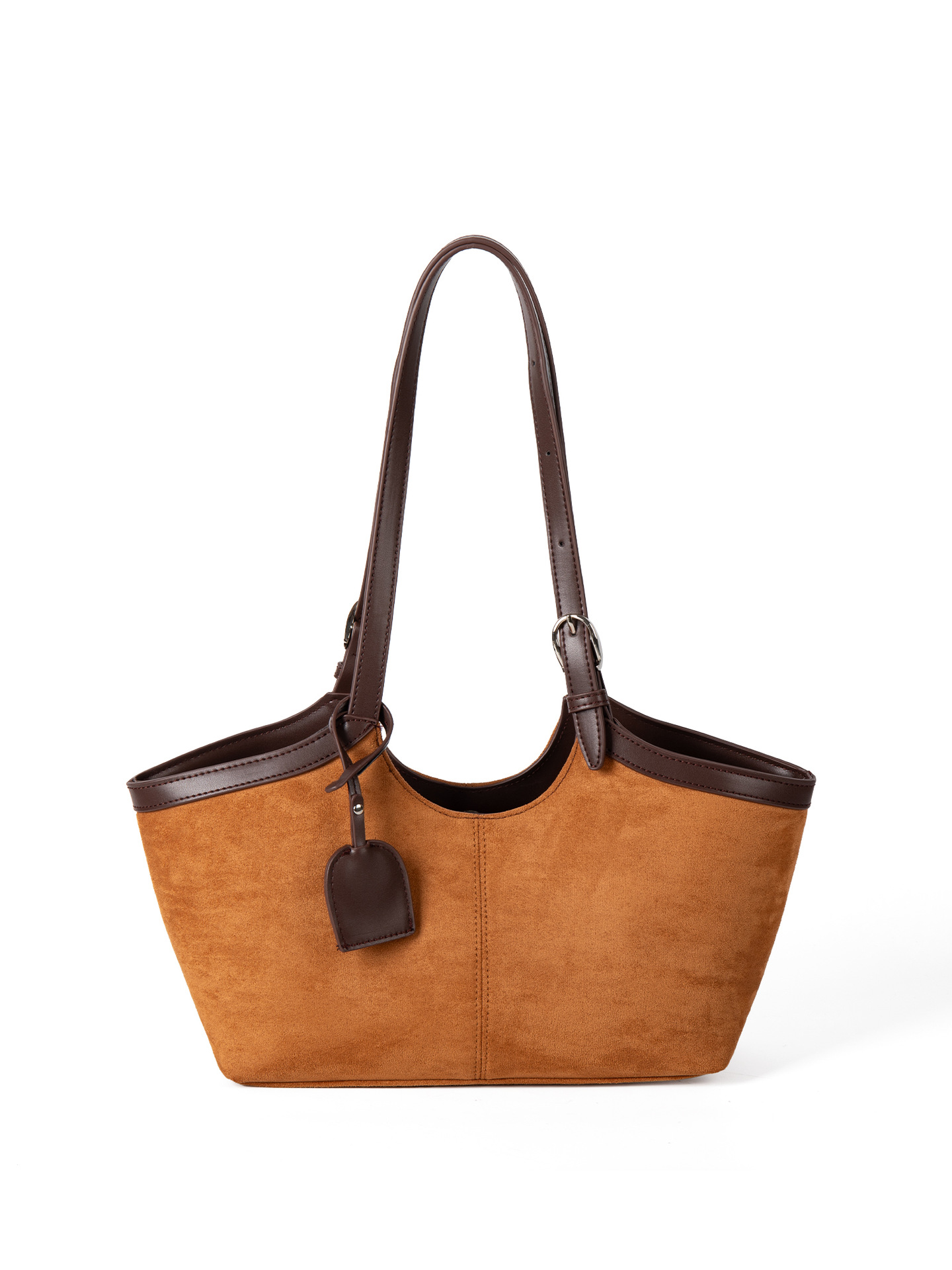 2025 Autumn/Winter New Suede Tote Bag for Women Large Capacity Korean Style Niche High-end Versatile Single Shoulder Bag Retro