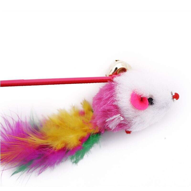 designer brand New Pet Little Mouse Bell Wand Supplies Toy Cat Teaser Artifact