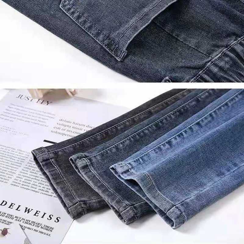 Big Size 5xl High Waist Harem Vaqueros Casual Strecth Baggy Korea Pencil Jeans Streetwear New Vintage Fashion Women Denim Pants Z250910