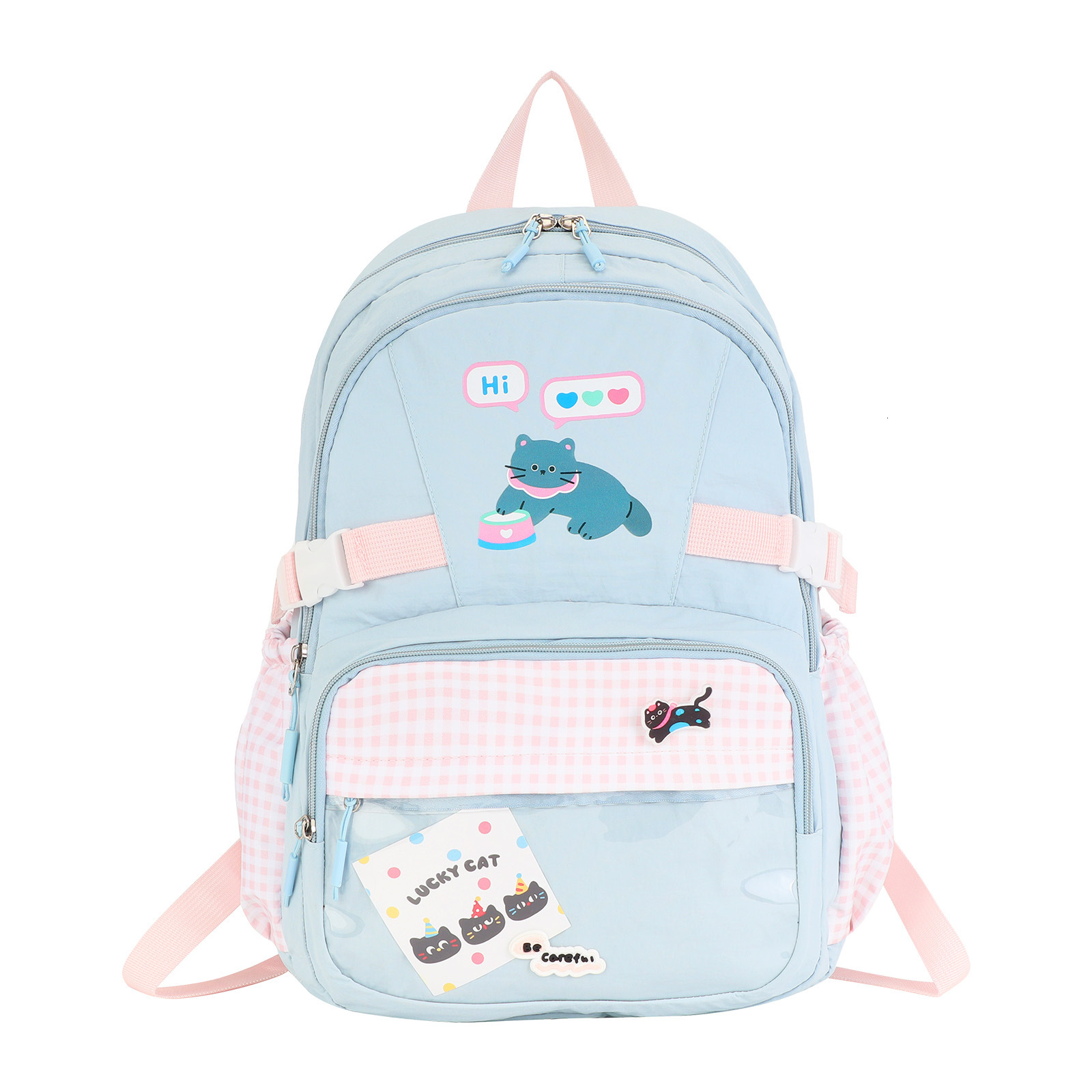 2025 designer's new color blocked backpack