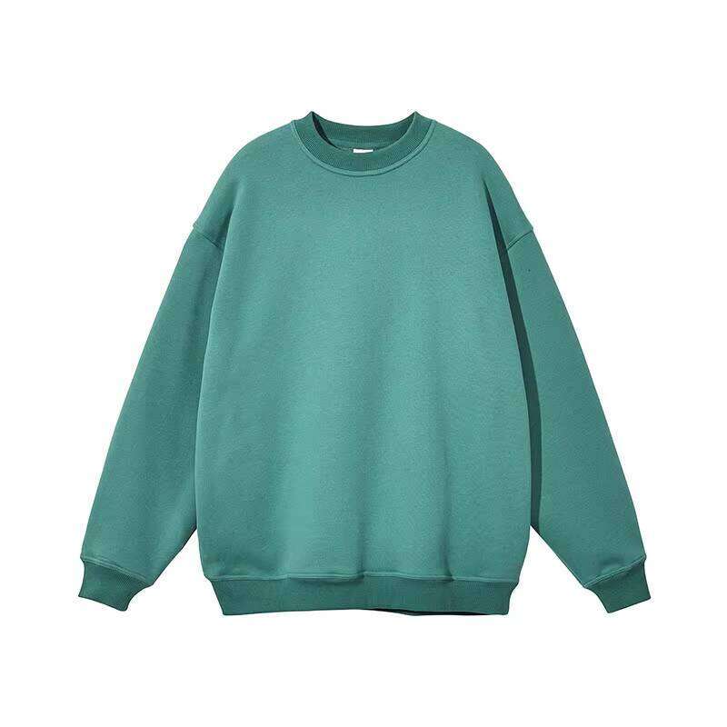 High-quality crew neck hoodie with fleece lining for warmth