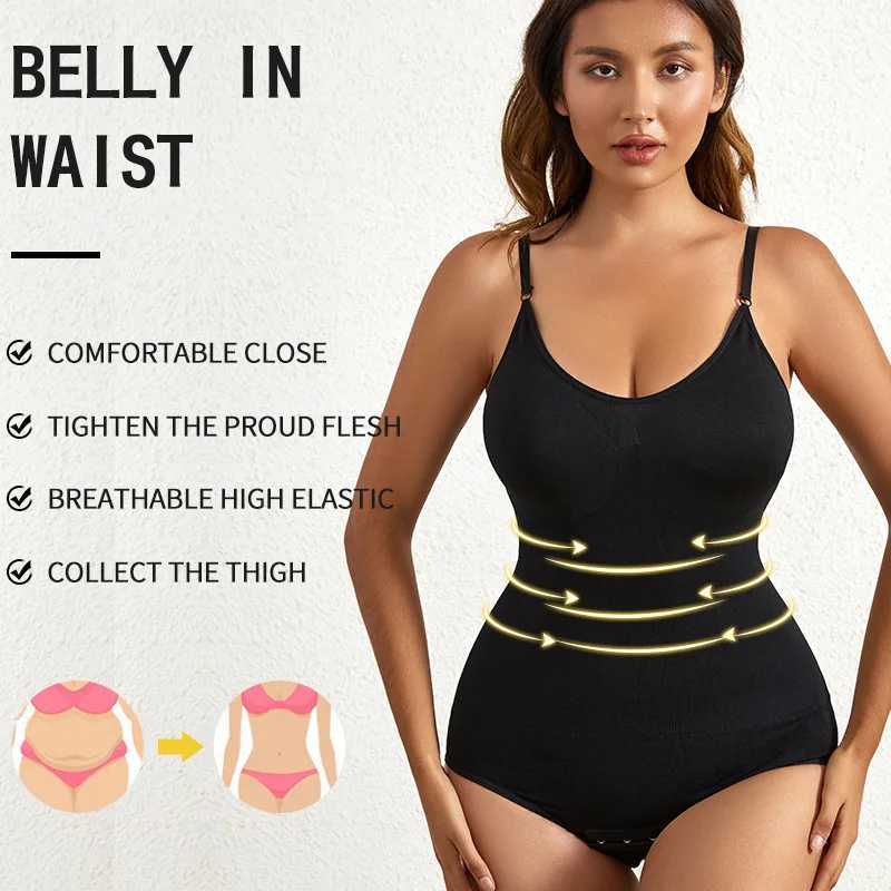 Solid Bodysuit Shapewear Body Shaper WomenTummy Shapping Top Thigh Slimmer Waist Reductive Slimming Underwear W250910