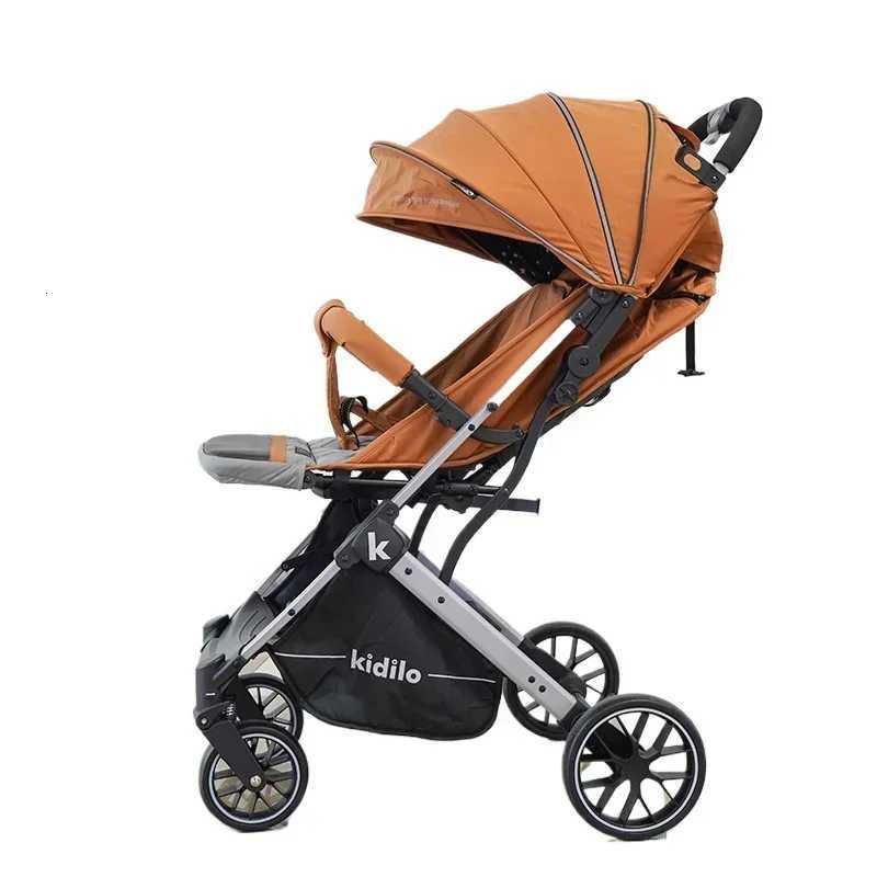 2025 New Lightweight High View Baby Stroller Foldable Luxury Stroller Adjustable Backrest Portable Sitable and Lying W250910