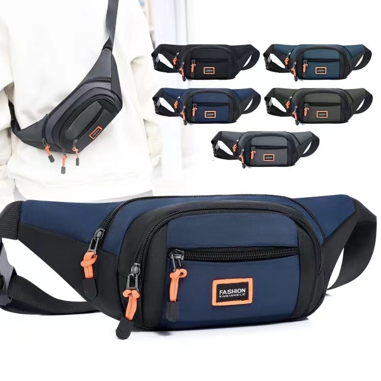 Cross Border Fashion Urban Luxury Bag Free Shipping Crossbody Bag Multi Compartment Large Capacity Versatile Waist Bag Designer Bag Men S Casual Shoul