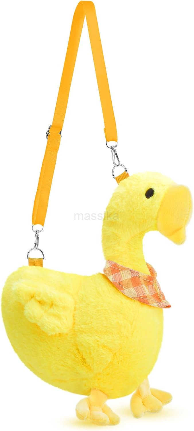 Chicken Hen Purse Bag Fluffy Shoulder Handbag Cute Funny Animal Gift for Christmas for Women M250910
