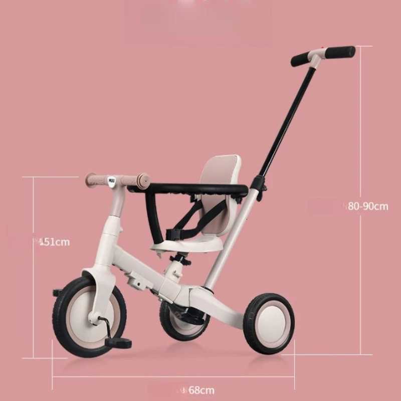 Childrens Tricycle Bicycle Multifunction Trolley Baby Balance Car Scooter Threeinone Baby Stroller W250910