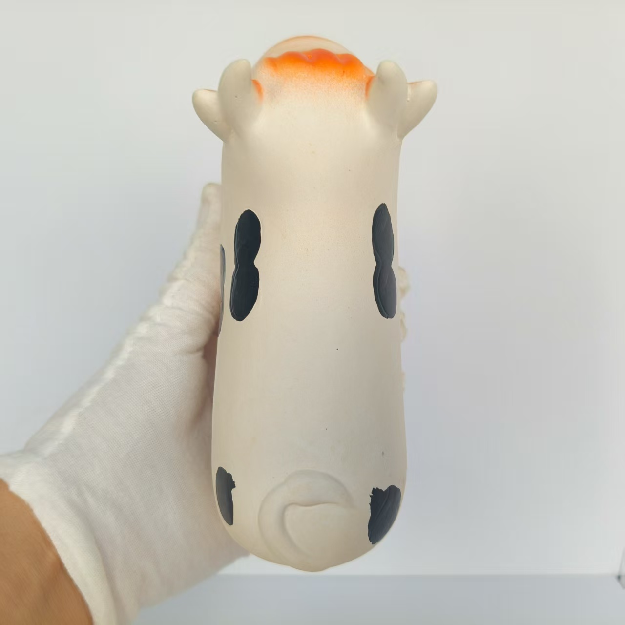 Latex Interactive Cow Dog Toys with Birght Color for Dogs Mental and Dental Health Soft Chewy Pet Toys For Medium Dogs Toy 2pcs/Pack
