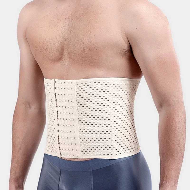 Men Slimming Body Shaper Waist Trimmer Belt Corset For Abdomen Belly Shapers Tummy Control Fitness Compression Shapewear W250910