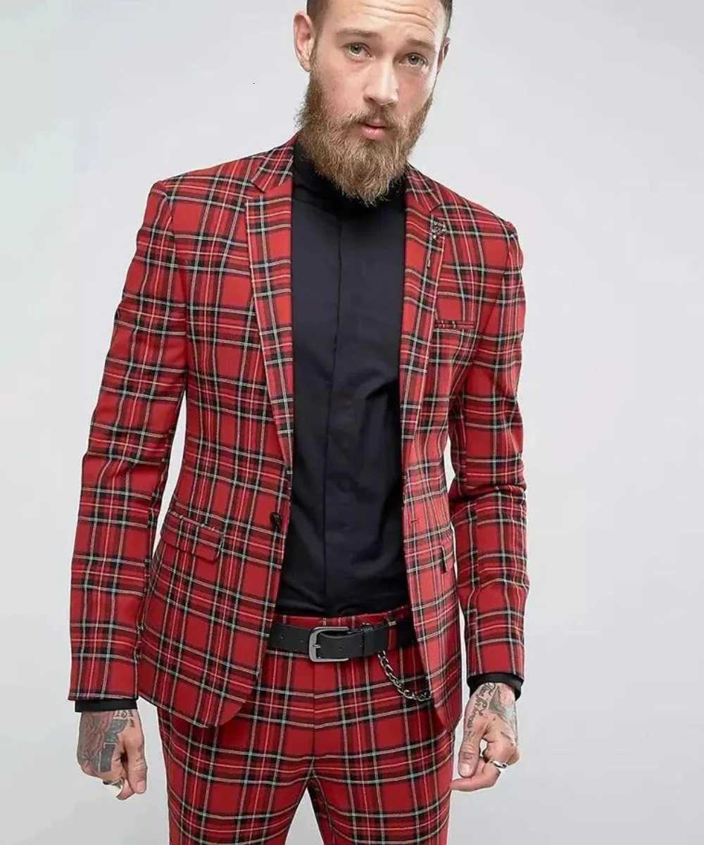 High Quality Men Suit TwopiecesJacketPants New Fashion Formal Groom Wedding Prom Banquet Male Clothing W250910
