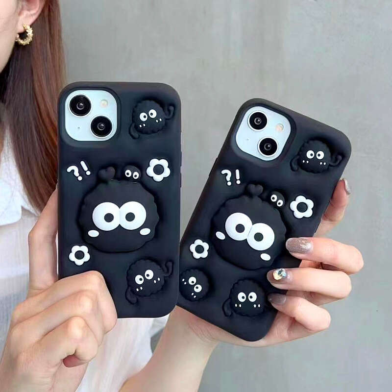 Suitable for iPhone 16 Pro Max Phone Apple 17 Silicone 12 Soft Case 13 Cartoon Stand 11 Cute Female Model