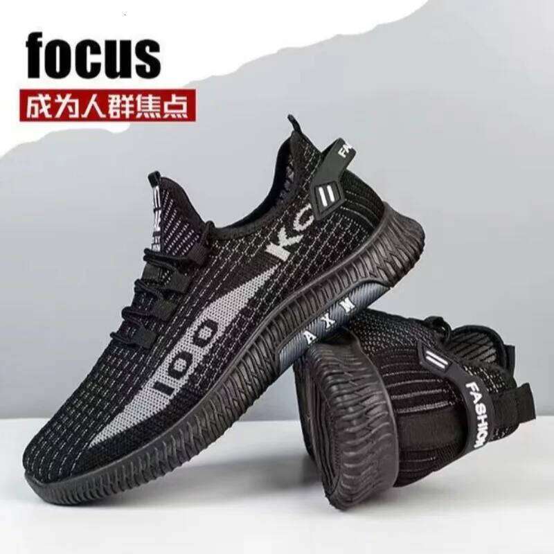Men's Sneakers Trendy Breathable Mesh Running Shoes Comfortable Non Slip Sports Shoes for Men Outdoor Lightweight Tennis Shoes