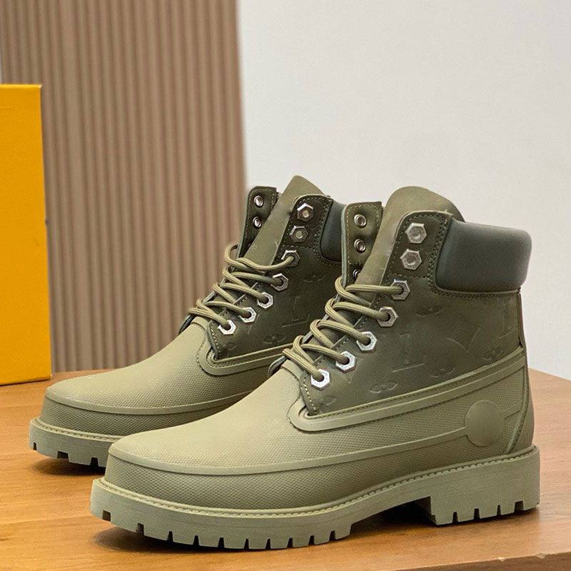 Territory Boots designer winter 6 feet yellow boots mens bare boots high quality suede leather fabric soft comfortable leather lining boots fashion mens brand boots