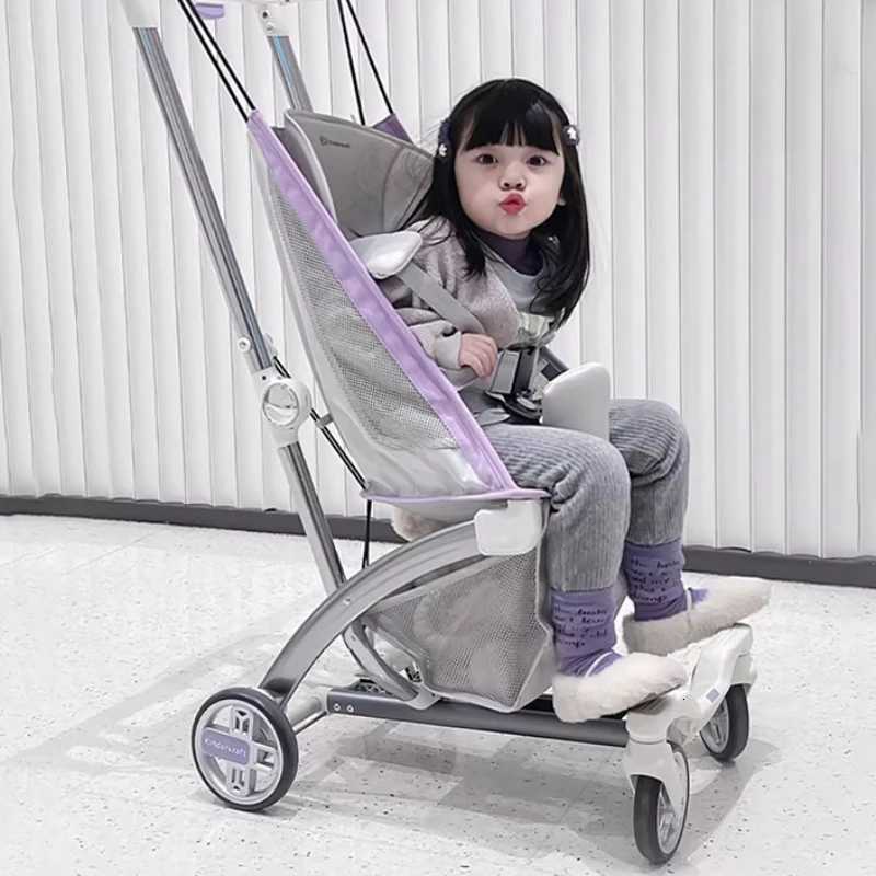 Outdoor Lightweight Childrens Stroller Foldable Portable Stroller High Landscape Stroller Fashionable Childrens Car W250910