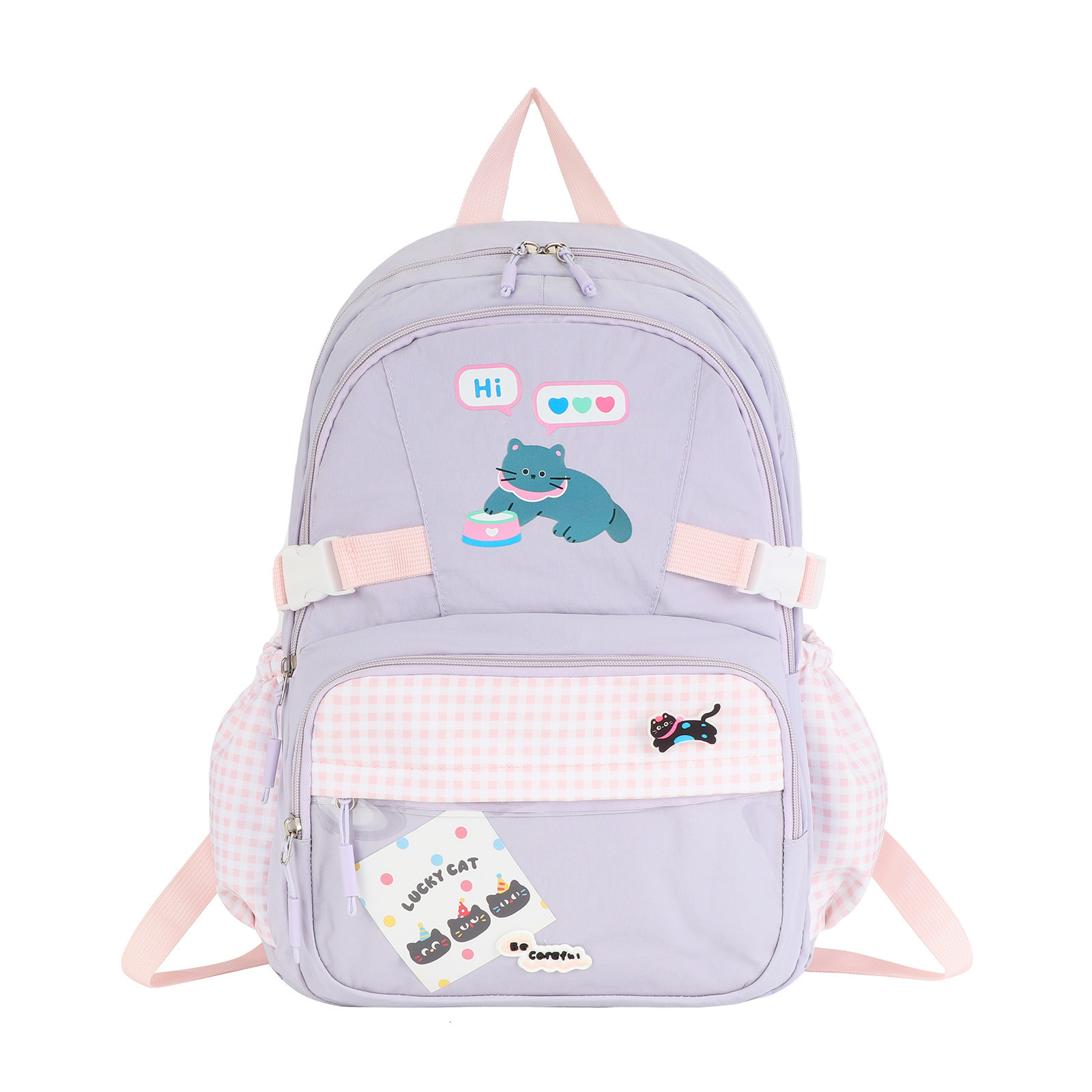 2025 designer's new color blocked backpack