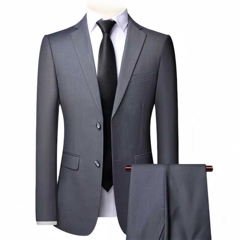 2025 Wedding Groom Suit for MenSlim Fit 2PieceBlazerpantsBreathable Groom AttireFree TieBest Man Party Prom Ropa Hombre W250910