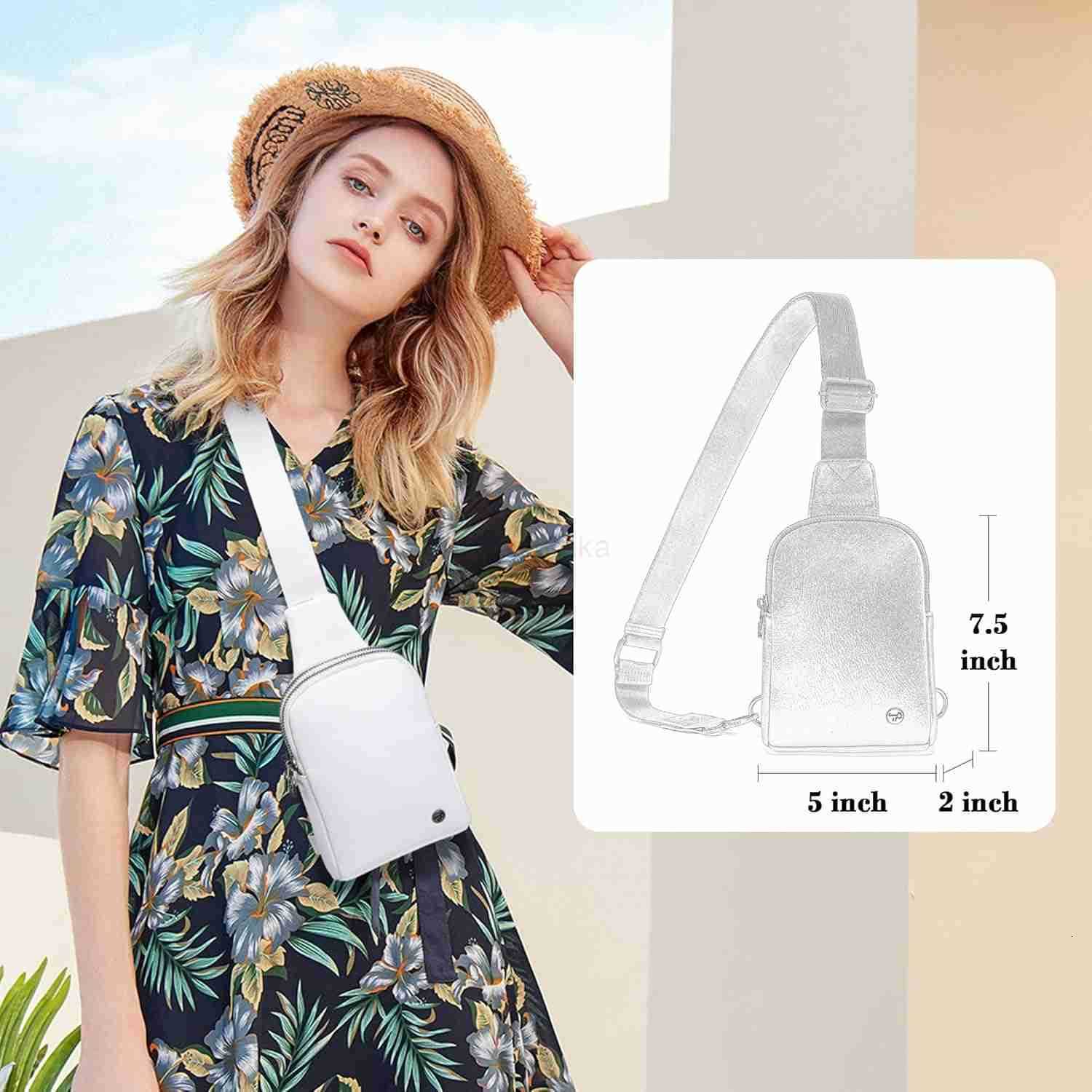 Small Crossbody Sling Bags for Women Vegan Leather Cell Phone Purse Fanny Packs for Women Men Z250910