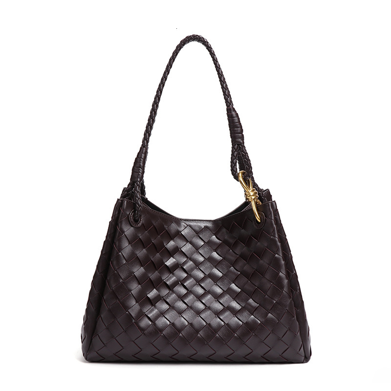 Parachute Woven Crossbody Handmade Mother Design Large Capacity Single Shoulder Tote Bucket Bag for Women