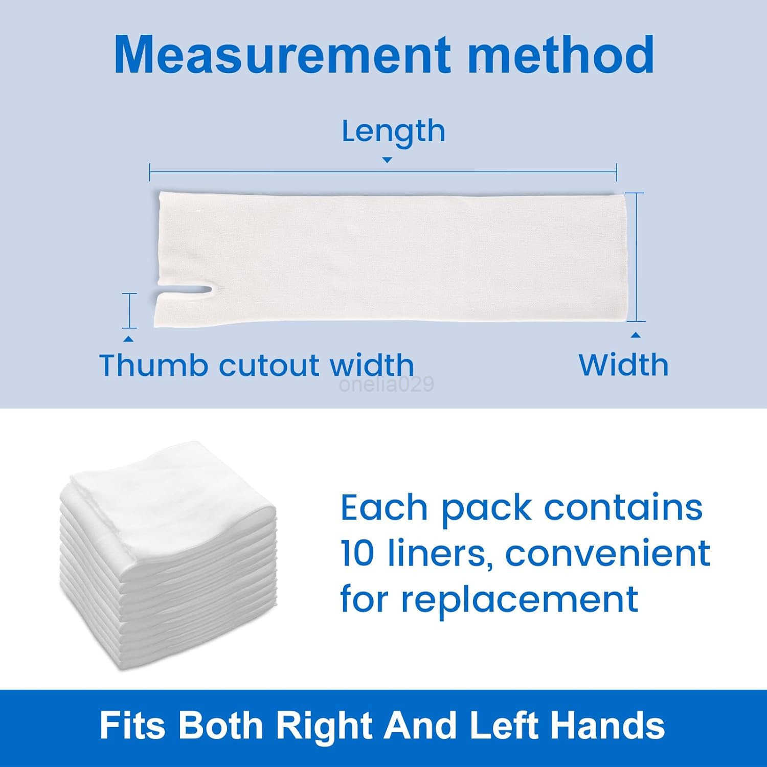 Hand Socks for Splint Pack of 10 Elastic Cotton Stockinette Tubing for Arm Wrist Brace with Thumb Spica Liner Gauze Sleeve Under Cast Wrap Arm Cover f