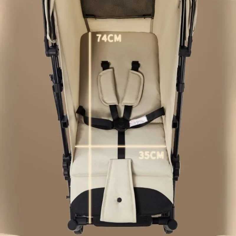 Portable Baby Stroller Easy To Store Lightweight Travel Baby Stroller Portable Fourwheel Baby Stroller Can Sit or Lie Down W250910