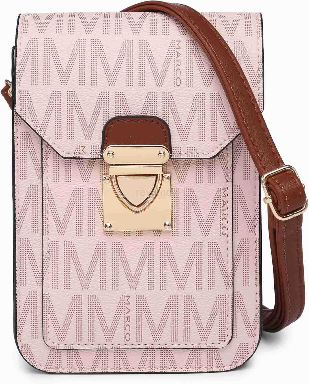 Women Fashion Signature Lightweight Cute Small Crossbody Bags Cell Phone Purse Wallet Shoulder Bag With Snap ClosureW250909