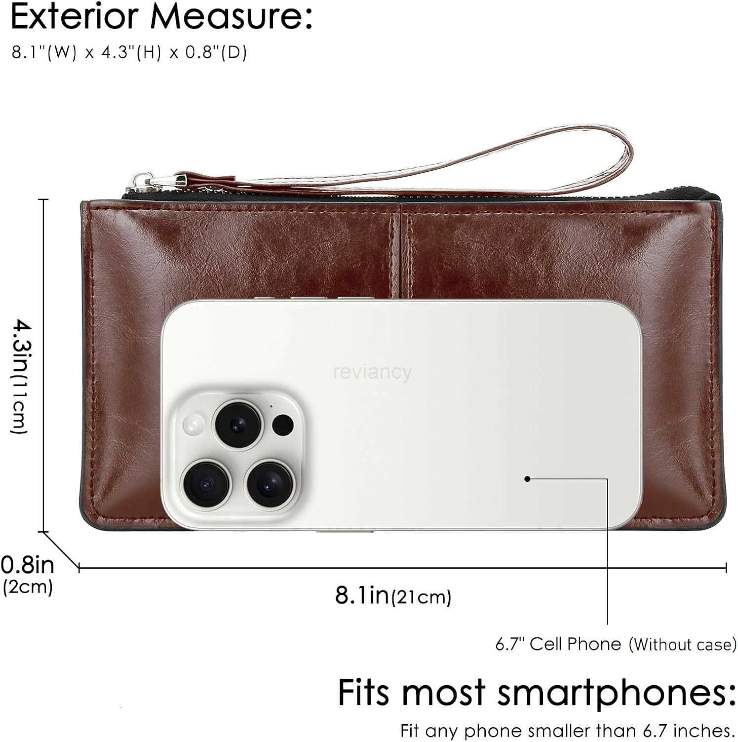 Small Leather Wristlet Purses for Women Womens Clutch Handbags Wallet Cell Phone Purse Pouch Bags with Card SlotsW250910