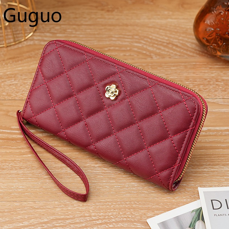 Free Shipping 2025 New Designer Bag Style Soft Leather Coin Purse Three-zipper Women's Printed Wallet Small Exquisite High-end Zipper Wallet Hand