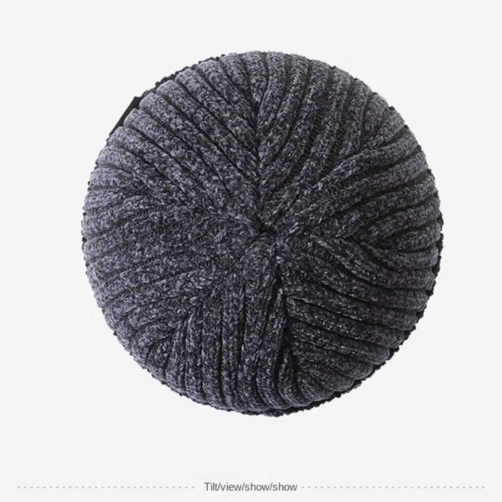 Casual Windproof Knitted Hat Warm Breathab Woon Hats Face Protection Thicke Ear Protectors s Winter G250910