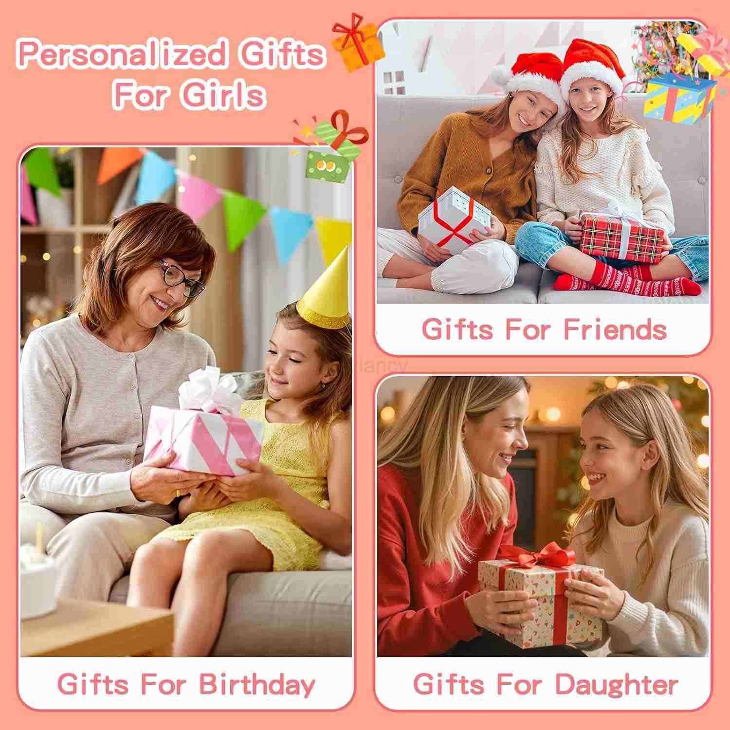 Birthday Gifts for Girls Crossbody Purse Small Initial Cell Phone Purse Triple Compartment Crossbody BagsW250910