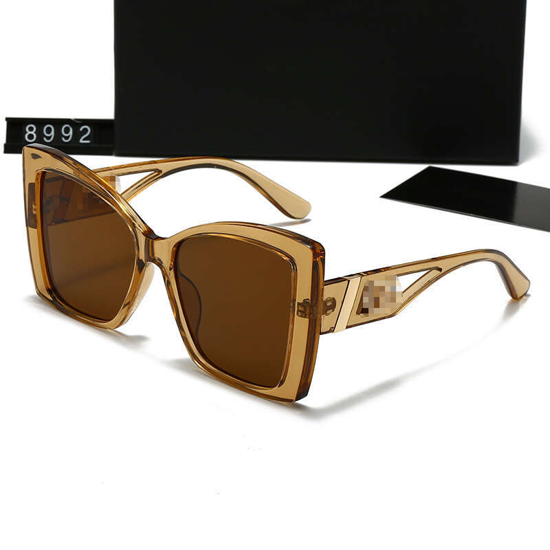 New Style Personality Cat Eye Trendy Wide Temple UV Protection Sunglasses for Women 8992