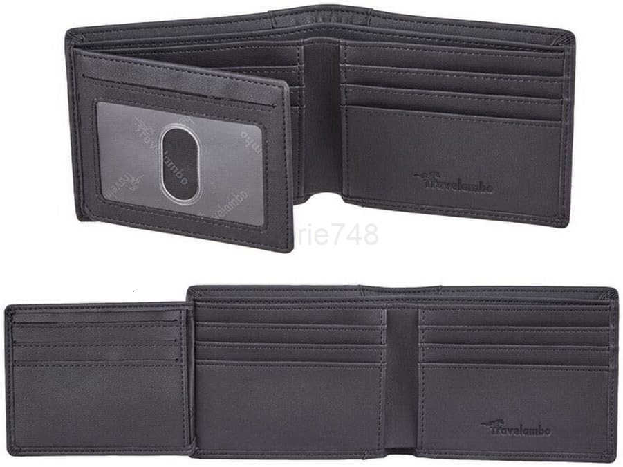 Wallet for Men Trifold RFID Blocking Mens Wallet 12 CARD Holder Minimalist Front Pocket Leather Slim Wallet with ID WindowZ250910
